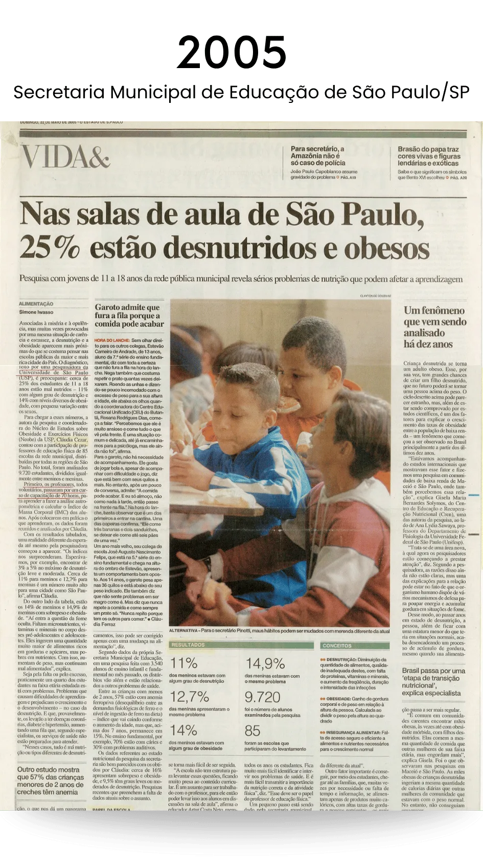Depoimento professor
