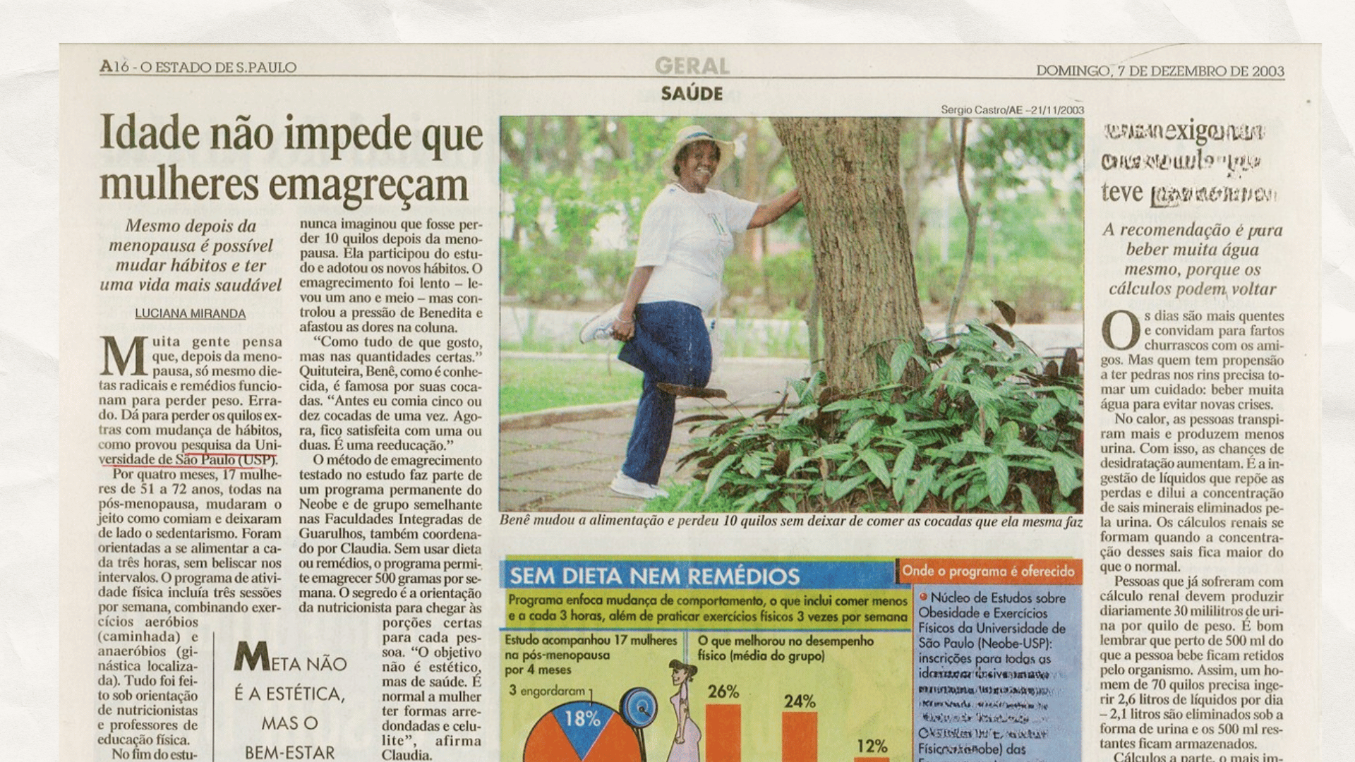 Entrevista em jornal sobre ciência por trás da compulsão alimentar